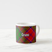 Tasse Expresso Tartan Clan Grant (Devant droit)