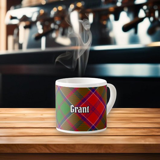 Tasse Expresso Tartan Clan Grant