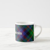 Tasse Expresso Tartan Clan Malcolm (Droite)