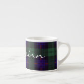 Tasse Expresso Tartan écossais de kilt de plaid de clan de (Droite)