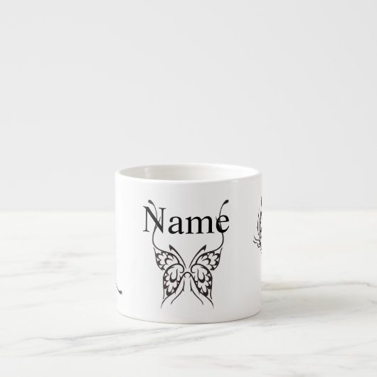 Tasse Expresso Tatouage papillon stylisé Thunder_Cove  (Devant)