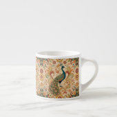 Tasse Expresso Taza De Café Gigante Peacock Art Morris Style (Droite)