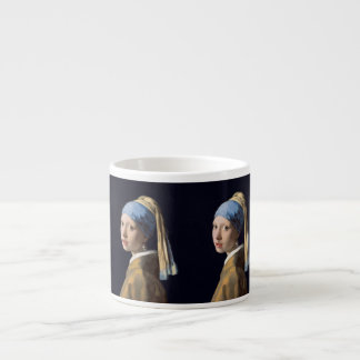 Tasse Expresso Taza de espresso de La joven de la perla