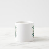 Tasse Expresso Teal Floral (Devant)
