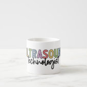 Tasse Expresso Technologue Ultrasound Cadeaux Ultrasound Tech (Devant)