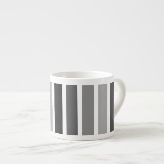 Tasse Expresso Teintes gris argenté (Devant droit)