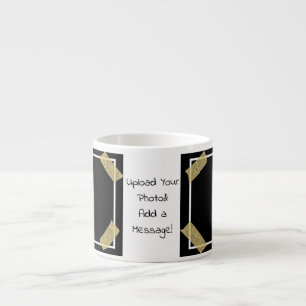 Tasse Expresso Télécharger et ajouter 2 photos avec message perso