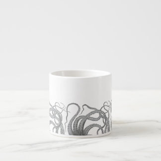 Tasse Expresso tentacules de pieuvre marine à vapeur vintage krak
