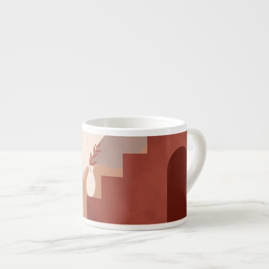 Tasse Expresso Terracotta by Ludilabel (Devant droit)