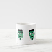 Tasse Expresso Tête de monstre de Frankenstein (Devant)