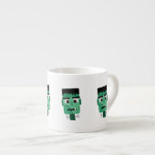 Tasse Expresso Tête de monstre de Frankenstein (Devant droit)