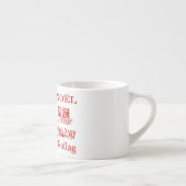 Tasse Expresso Textes de Noël (Droite)