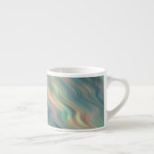 Tasse Expresso Texture bleue Iris Wavy (Droite)