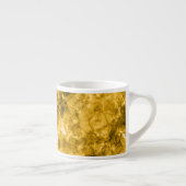 Tasse Expresso Texture crumplée jaune (Droite)