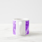 Tasse Expresso Texture crumplée violette (Dos)