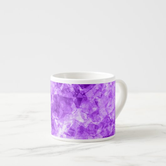 Tasse Expresso Texture crumplée violette (Devant droit)