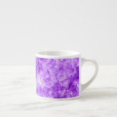 Tasse Expresso Texture crumplée violette (Droite)