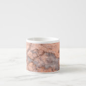 Tasse Expresso Texture de pierre de marbre tendance et cool (Devant)
