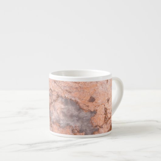 Tasse Expresso Texture de pierre de marbre tendance et cool (Devant droit)