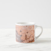 Tasse Expresso Texture de pierre de marbre tendance et cool (Droite)