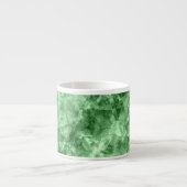 Tasse Expresso Texture écaillée vert foncé (Devant)