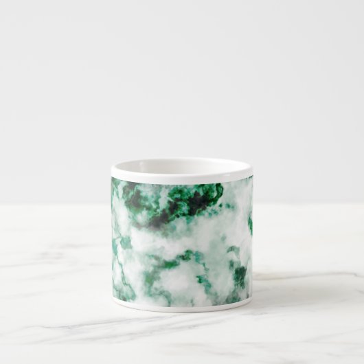 Tasse Expresso Texture marbrée de quartz (Devant)