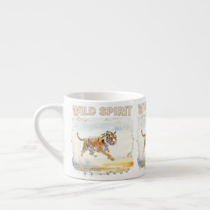 Tasse Expresso Tigre en action - Esprit sauvage