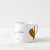 Tasse Expresso Tomber dans l'amour-Signature-Multi (Devant droit)