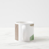 Tasse Expresso Tonalité de la Terre d'extraction botanique (Dos)