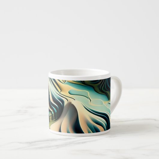 Tasse Expresso Topographic currents (Devant droit)