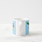 Tasse Expresso Tortue volante (Dos)