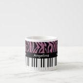 Tasse Expresso Touches Piano personnalisées Parties scintillant r (Devant)