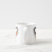 Tasse Expresso Tournesol du coeur noir (Dos)