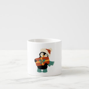 Tasse Expresso Tout ce que je veux pour manchot vintage Noël
