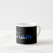 Tasse Expresso Tout nom superposé sur le drapeau écossais (Devant droit)