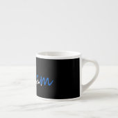 Tasse Expresso Tout nom superposé sur le drapeau écossais (Droite)