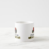 Tasse Expresso Tracteur drôle (Devant)