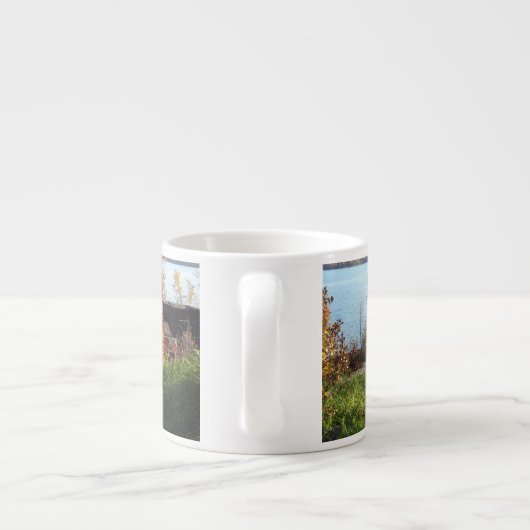 Tasse Expresso Train d'automne (Dos)