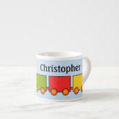 Tasse Expresso Train de jouets personnalisé (Devant droit)
