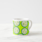 Tasse Expresso Tranche de concombre (Devant droit)