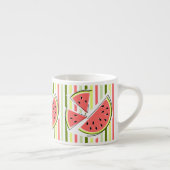 Tasse Expresso Tranches de pastèque rayure fine (Droite)