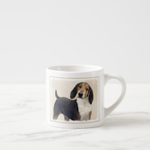 Tasse Expresso Treeing Walker Coonhound Peinture - Art original