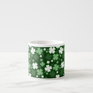 Tasse Expresso Trèfle vert, jour de la Saint-Patrick