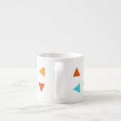Tasse Expresso Triangles colorés (Dos)