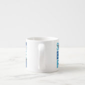 Tasse Expresso Triathlon - Course à vélo de natation (Dos)