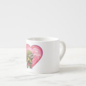 Tasse Expresso Tricératops Saint Valentin (Devant droit)