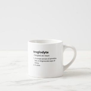 Tasse Expresso Troglodyte - Drôle de définition spéléologie spélé