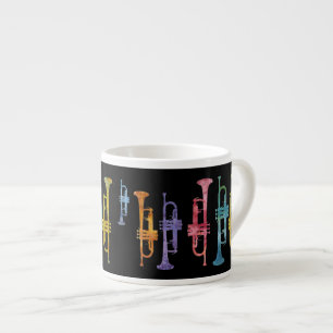 Tasse Expresso Trompettes bariolées