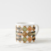 Tasse Expresso "Tu veux me pizza ? !" (Devant droit)