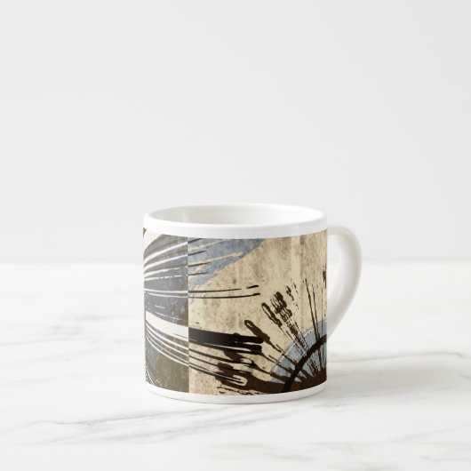 Tasse Expresso Tuiles d'éclatement I (Devant droit)